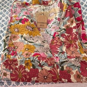 NATURAL LIFE Stella Floral Mini Dress - Pink, Yellow, Green